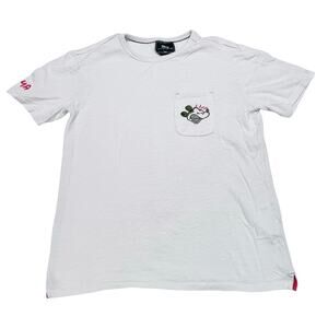 Disney Artist Series Bret Iwan "Hi Ya See Ya" Men Small Shirt White